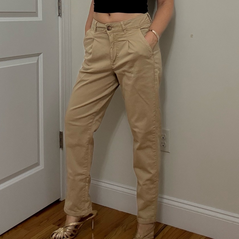 Denim&Co Classic Beige Chinos - Picture 4 of 10